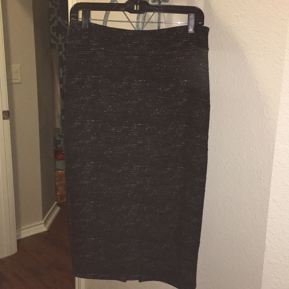 Textured Pencil Skirt